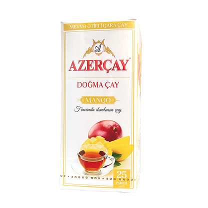 Herbata z mango AZERCAY - orzeźwiający smak w 25 torebkach (25*1.8g)