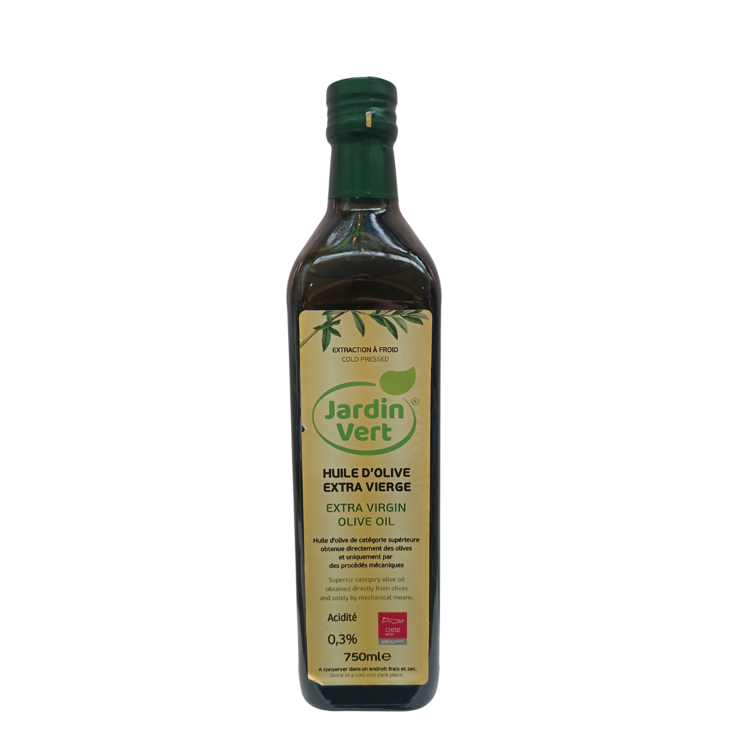 Oliwa z oliwek Extra Virgin JARDIN VERT 750ml