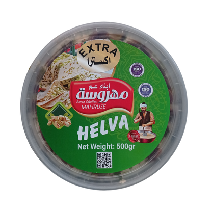 Tradycyjna chałwa syryjska z Ekstra Pistacjami! (500g)