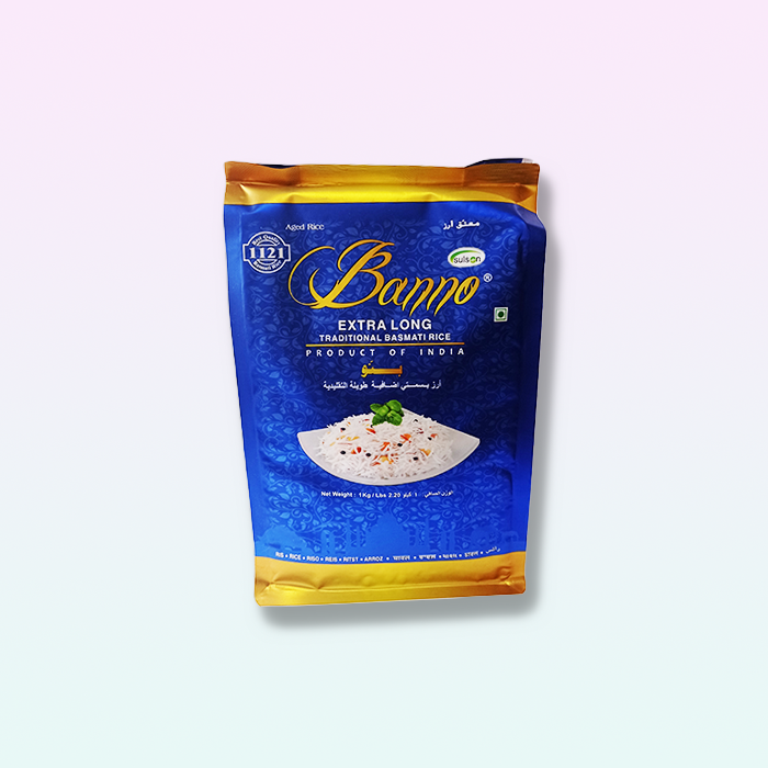 Ryż Basmati Extra Long BANNO 1kg