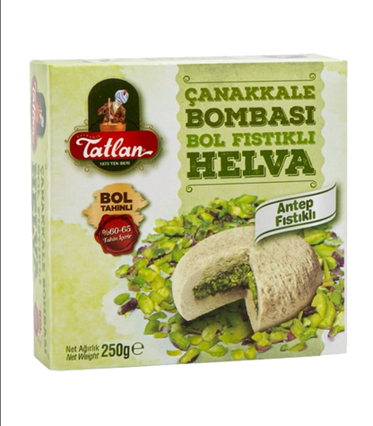 Turecka chałwa sezamowa z pistacjami 250g