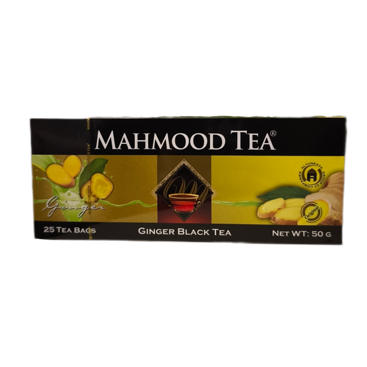 Herbata czarna z imbirem w saszetkach MAHMOOD TEA (50g)